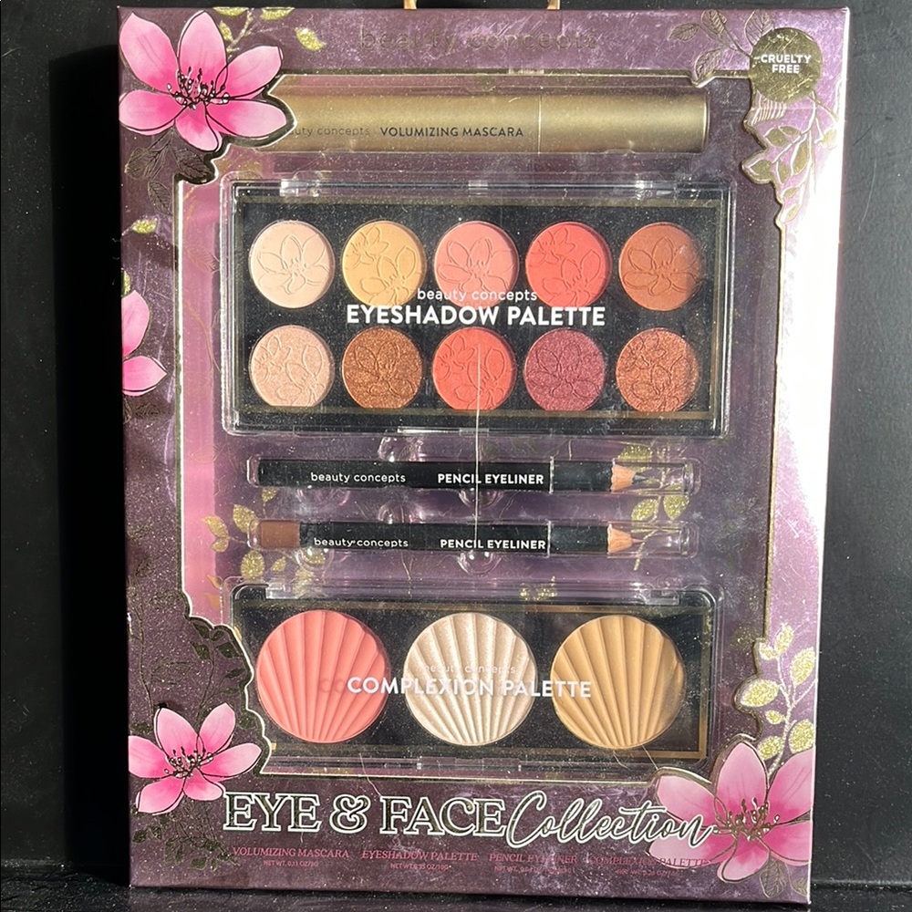 Eye & Face Collection - Pink, Gold, Brown
